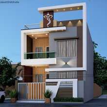 Outlook And Front View Of House