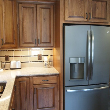 Galva, IL- Rustic Beech Kitchen With Storage Galore!