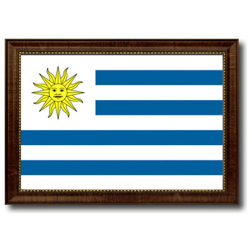 Uruguay Country Flag Canvas Print, 27"x39"