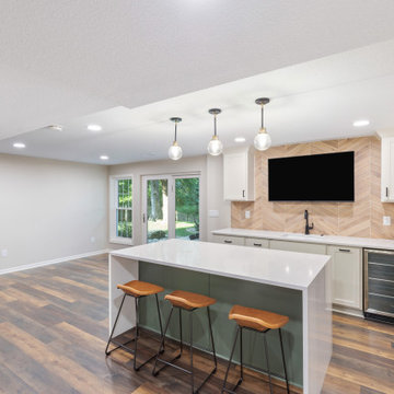 Traditional/Transitional Basement Finish Leawood, KS