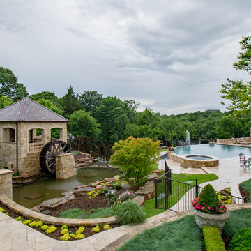 Flower Mound French Water Wheel