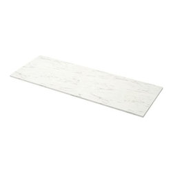 EKBACKEN Plan de travail, blanc marbr&eacute; - Products