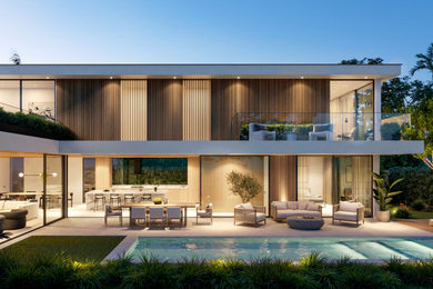 Home design - modern home design idea in Los Angeles