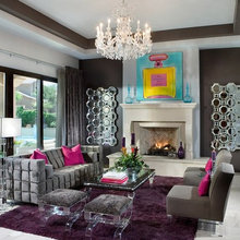 Brown and Pink/Peach Rooms