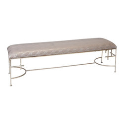 Worlds Away - Worlds Away Augusta Upholstered Bench - Upholstered Benches