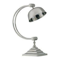 Andrew Martin Giant Mercury Chrome Lamp - Table Lamps