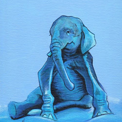 Sitting Elephant by Ross Morgan - Artwork