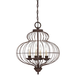 Industrial Chandeliers by Quoizel