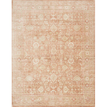 Ellen DeGeneres Crafted by Loloi Rust Trousdale Rug 7'10"x7'10" Round
