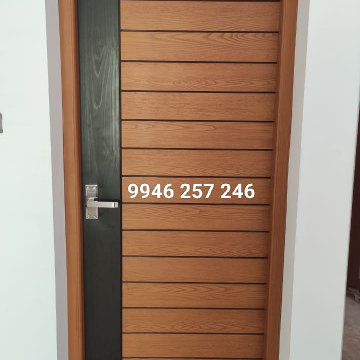 Fibre Bathroom Door Designs In Thrissur, Kerala