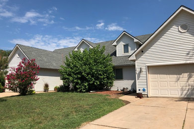 Example of a classic exterior home design in Wichita