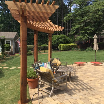 Cedar Pergola Atlanta Curb Appeal