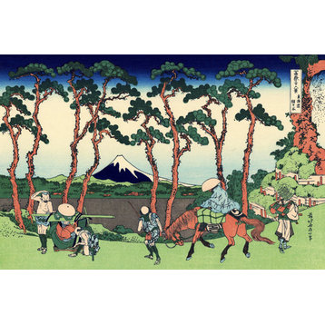 Hodogaya On The Tokaido by Katsushika Hokusai, art print
