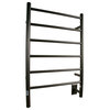 Jeeves Model J-Straight 6-Bar Hardwired Electric Towel Warmer, Oil Rubbed Bronze