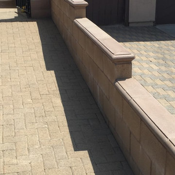 Pavers & Division Wall