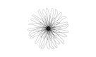 Wire Zinnia Wall Decor, Black