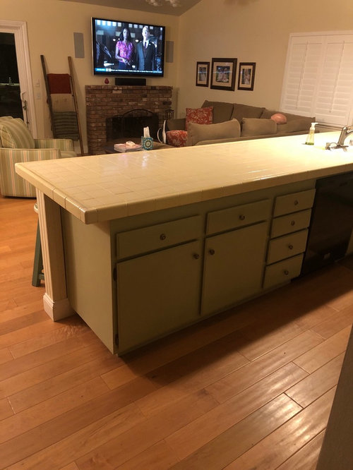 split height countertop