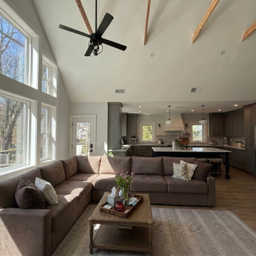Living Room Window Wall | Two-Level Addition Allendale NJ