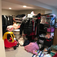 Basement Closet Shelving