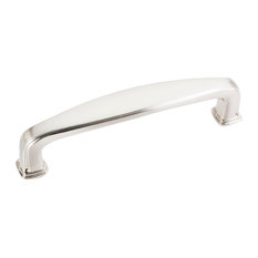 4 1/4'' Overall Length Zinc Die Cast Plain Square Cabinet Pull, Satin Nickel