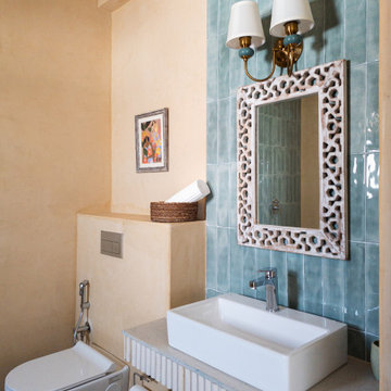 Transitional Powder Room