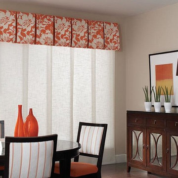 Valance over Pannel Track Shade