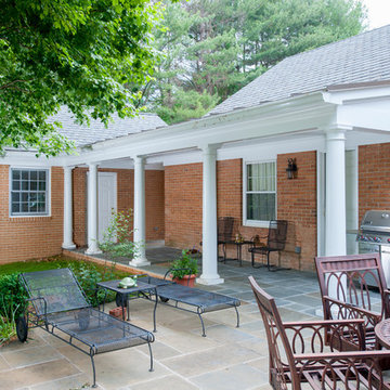 Unique Garage and Walkway Addition in Potomac