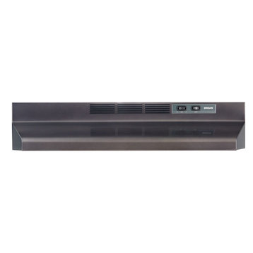 30" 4-Way Convertible Under Cabinet Range Hood With Light, Black Stainless