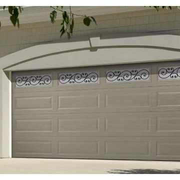 Garage Door: Sandtone Long Panel