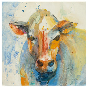 Albena Hristova 'Happy Cows II' Canvas Art