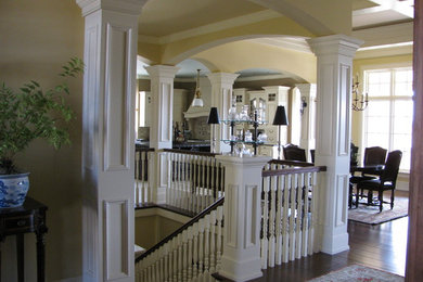 Example of a classic staircase design in Denver