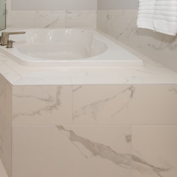 Bright, Clean Lined Master Bathroom Remodel