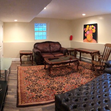 CLASIC AND WELCOMING FINISHED BASEMENT,  NORTH ATTLEBORO, MA