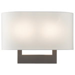 Livex Lighting - Allison 2 Light Wall Sconce, Bronze - This 2 light Wall Sconce from the Allison collection by Livex Lighting will enhance your home with a perfect mix of form and function. The features include a Bronze finish applied by experts.