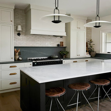 Timeless New York Kitchen: Functional Family Space with Walk-In Pantry