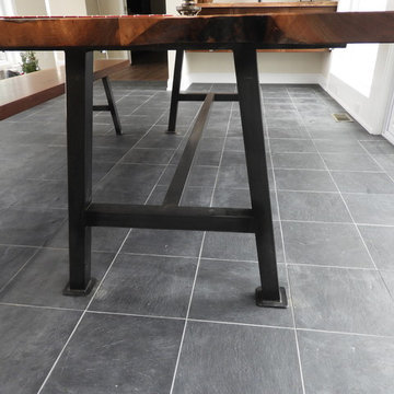 Live Edge Walnut Table & Bench