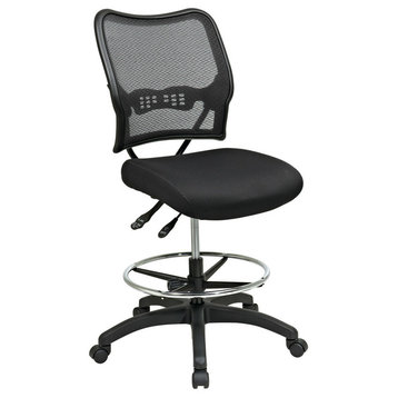 Deluxe Ergonomic AirGrid Back Drafting Chair With Mesh Seat