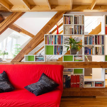 Bookcase divider for study