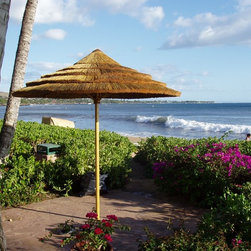 Thatch Umbrella - Natural - Outdoor Umbrellas