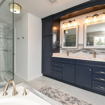 Primary Spa-inspired Bathroom Design Fredericksburg, VA