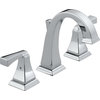 Dryden Two Handle Widespread Bathroom Faucet in Chrome