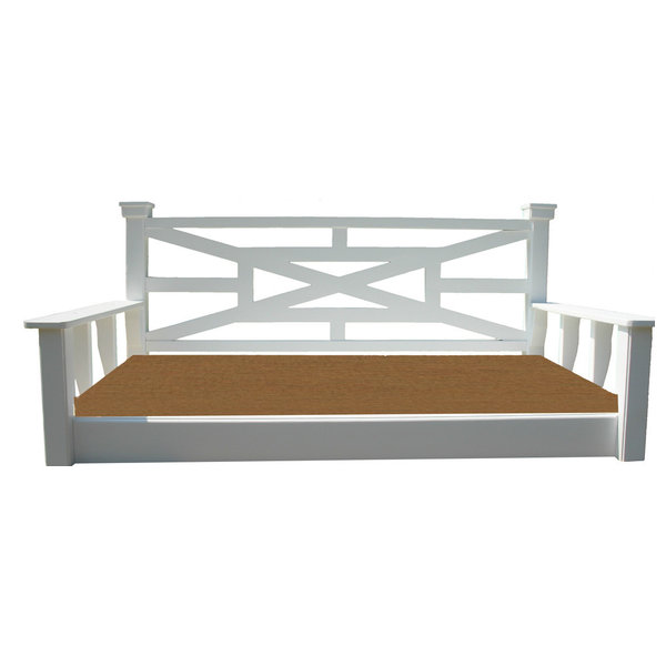 Chippendale Full Swingbed, Natural, Cypress Wood