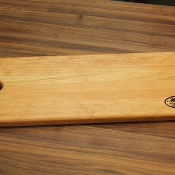 Cherry Reversible Butcher Block Bread Board