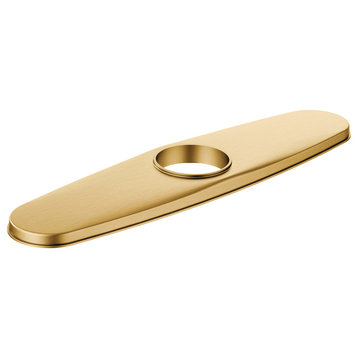 Moen 141002 10" Replacement Escutcheon Plate - Brushed Gold