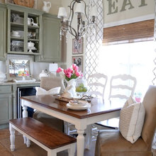 Our Revamped French Country Breakfast Area