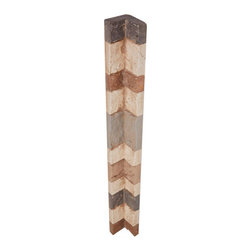 254-STACKED STONE INSIDE CORNER - 48"L X 4 3/4"W X 1 &frac12;"D - Wall Panels
