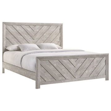 Picket House Furnishings Keely King Panel Bed in White