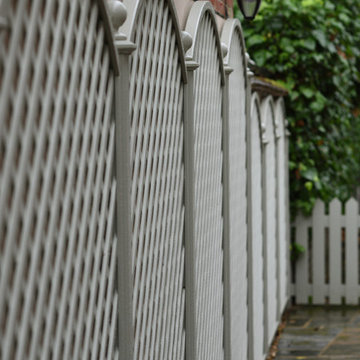 Diagonal Trellis - Making Boring Walls Blossom