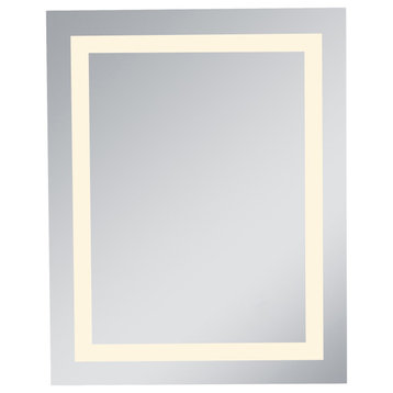 LED Hardwired Mirror Rectangle W24"H30" Dimmable 3000K