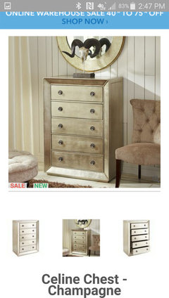 celine champagne dresser Joss & Main Celine 25" 3-Drawer Dresser & Reviews